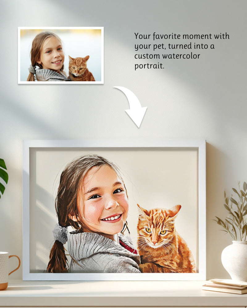 Custom watercolor portraits