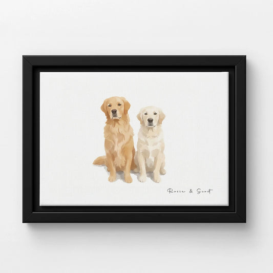 Black Canvas / Soft White