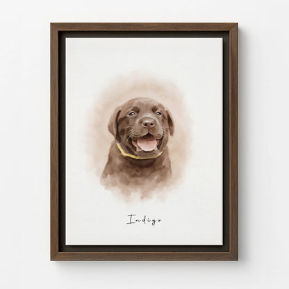 Brown Canvas / Sage Green