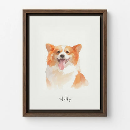 Brown Canvas / Soft White