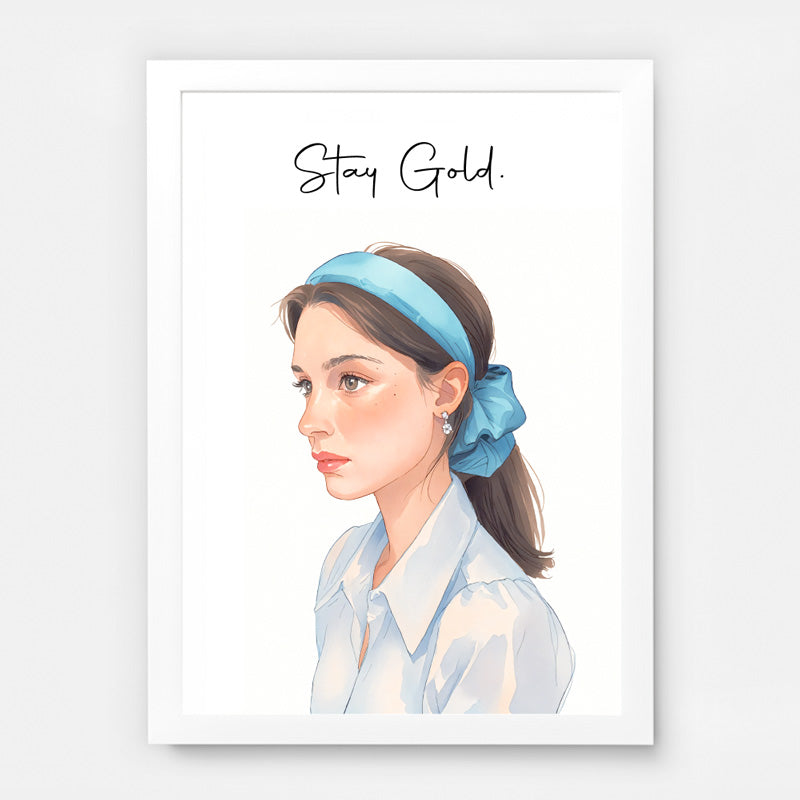 Custom Watercolor Portrait Single Person Photo Frame